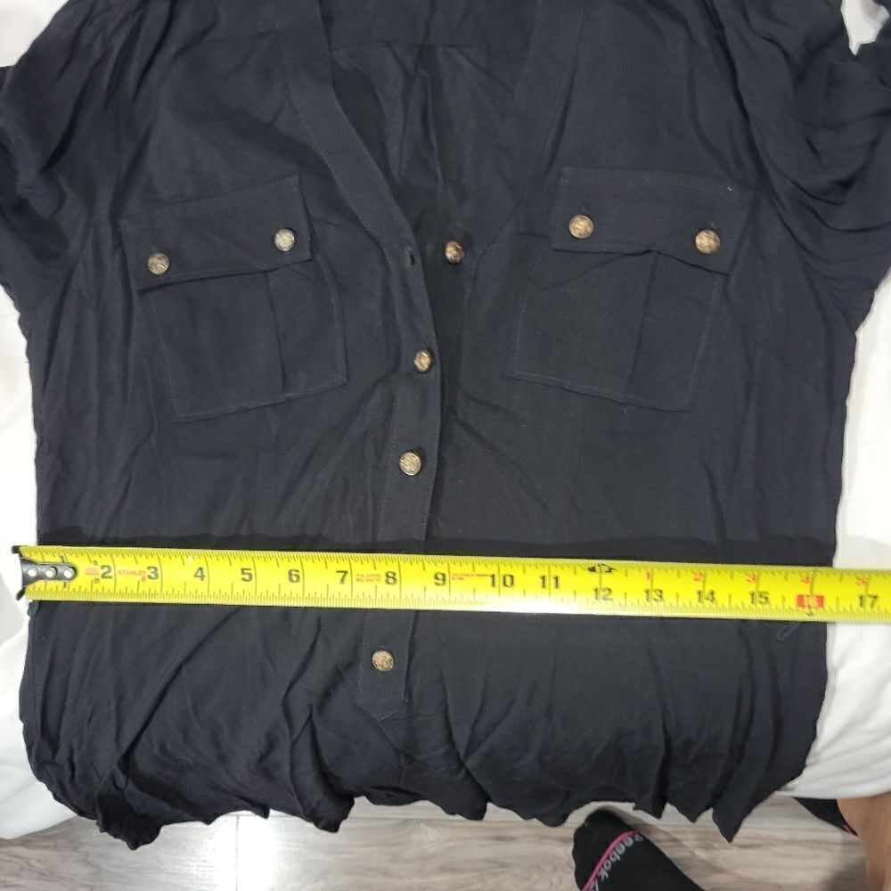 Odille black blouse - Picture 12 of 13